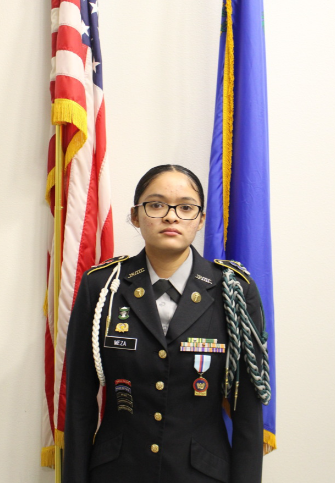 Battalion S1 Cadet Major Valerie Meza